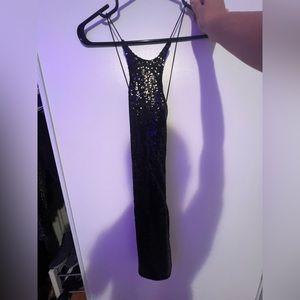 Black sparkly dress